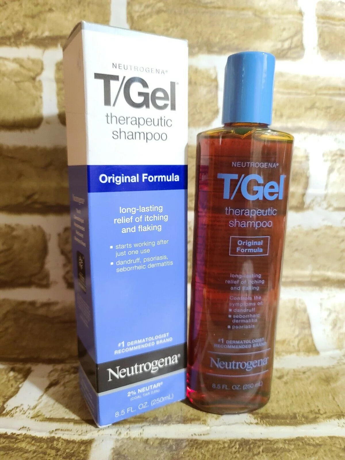 2 Pack - Neutrogena T/Gel Therapeutic Shampoo Original Formula 8.50 oz