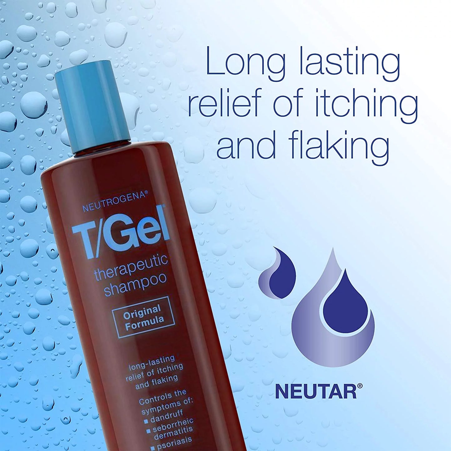 2 Pack - Neutrogena T/Gel Therapeutic Shampoo Original Formula 8.50 oz