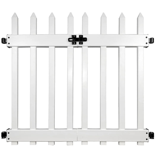 Yardlink White Vinyl Fence Gate, 34 inch H x 39-1/4 inch W